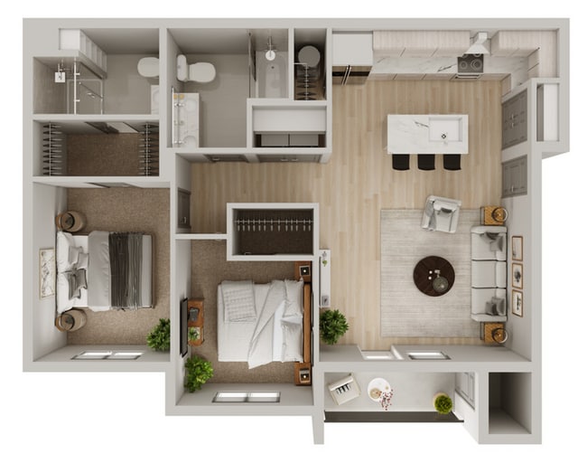 Interior Photo - The Belfair View Apartments