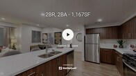 Located at 25150 Jefferson Ave in Murrieta, CA, this well-appointed single-story home offers three bedrooms, two bathrooms, and a thoughtfully designed open-concept floor plan. Light wood-look flooring runs throughout, complementing the clean, modern aesthetic of the interior.

The kitchen serves as a central hub, featuring rich dark wood cabinetry, white quartz countertops, a large island with a double-basin sink, and a full suite of stainless steel appliances including a gas range, microwave, dishwasher, and refrigerator. Recessed lighting illuminates the space efficiently. The kitchen flows seamlessly into the dining area, which is brightened by a window with blinds, and into the living room, where large windows allow natural light to fill the comfortable, open space.

The primary bedroom is a well-proportioned retreat with a window, recessed lighting, and ample room for furnishings. The additional bedrooms are cozy and bright. Both bathrooms feature a clean, minimalist design with tub-shower combinations, white tile surrounds, built-in shelving niches, and wood-look flooring. Two closets provide practical storage solutions throughout the home. The overall ambiance is modern, bright, and move-in ready.