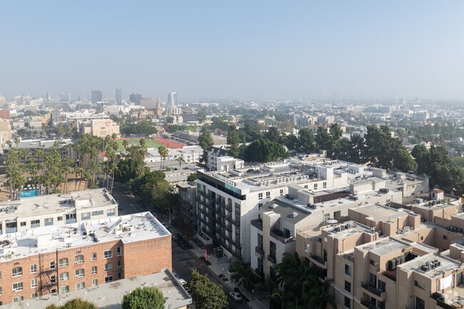 Aerial Photo - 7050 Hawthorn – Coliving + Traditional Units