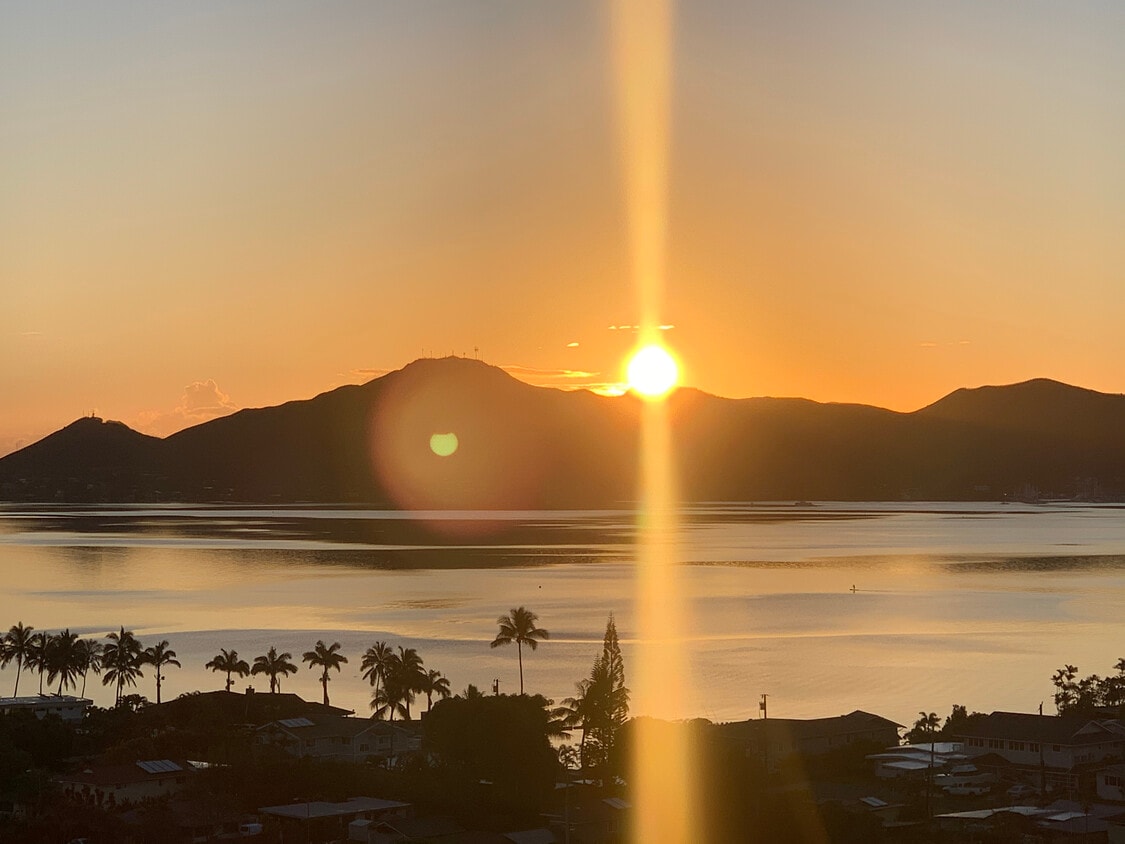 Typical sunrise from every window/lanai - 45-133 Alina Pl (Kaneohe, HI)