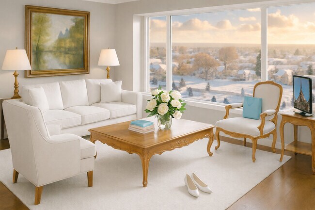 ¡VISTAS! ¡VISTAS INCREÍBLES! APARTAMENTOS DE UNA HABITACIÓN EXTRA AMPLIOS - 555 Luxury Apartments