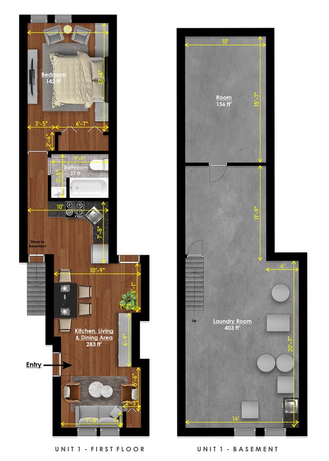 Foto del edificio - Beautiful 1bd with private backyard in gre...