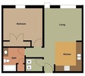 1 Bed 1 Bath