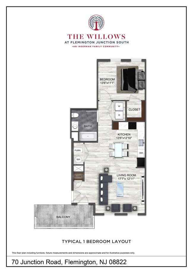 The Willows at Flemington Junction South Apartments 70 Junction Rd