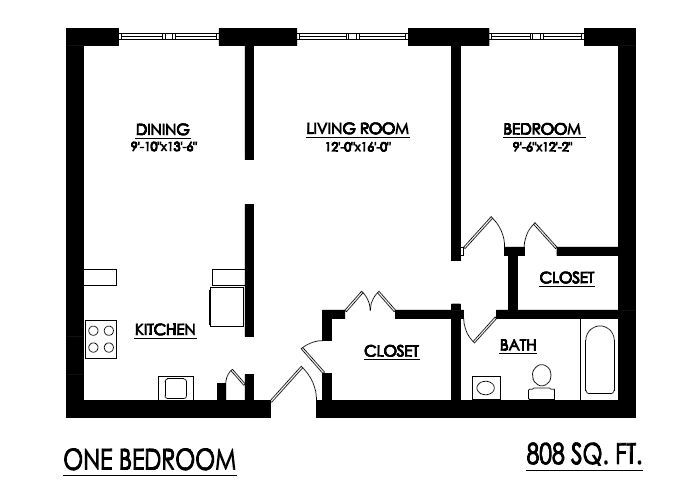 West Shore Manor – 1 Bedroom Large