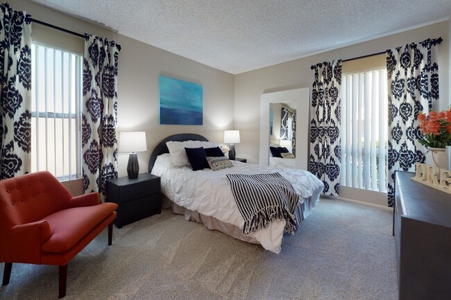 One Bed, bedroom - Newport Village Apartments