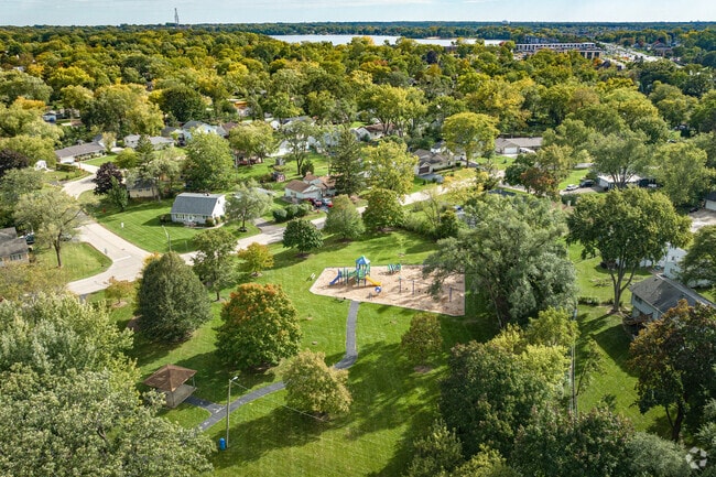 Parks fill the neighborhoods of Lake Zurich.