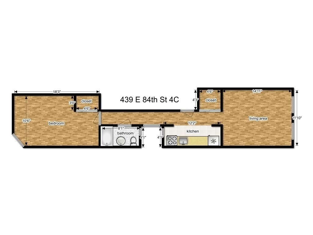 1BR/1BA - 520 E 84th St