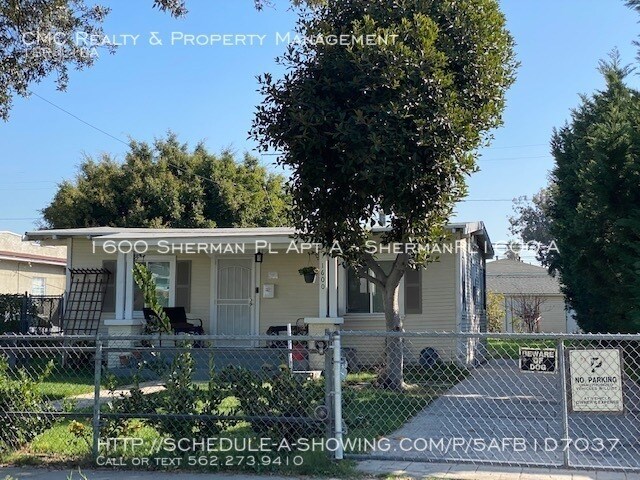 Primary Photo - 1600 Sherman Place #A Back Unit.