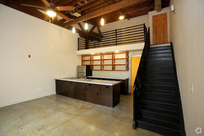 Sala de estar - Beckstoffer's Mill Lofts