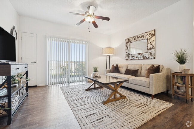 2BR, 2BA - 1,010SF - Triton Terrace