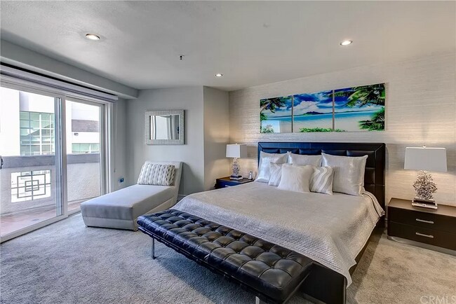 Master bedroom with personal balcony. - 200 Pacific Coast Hwy