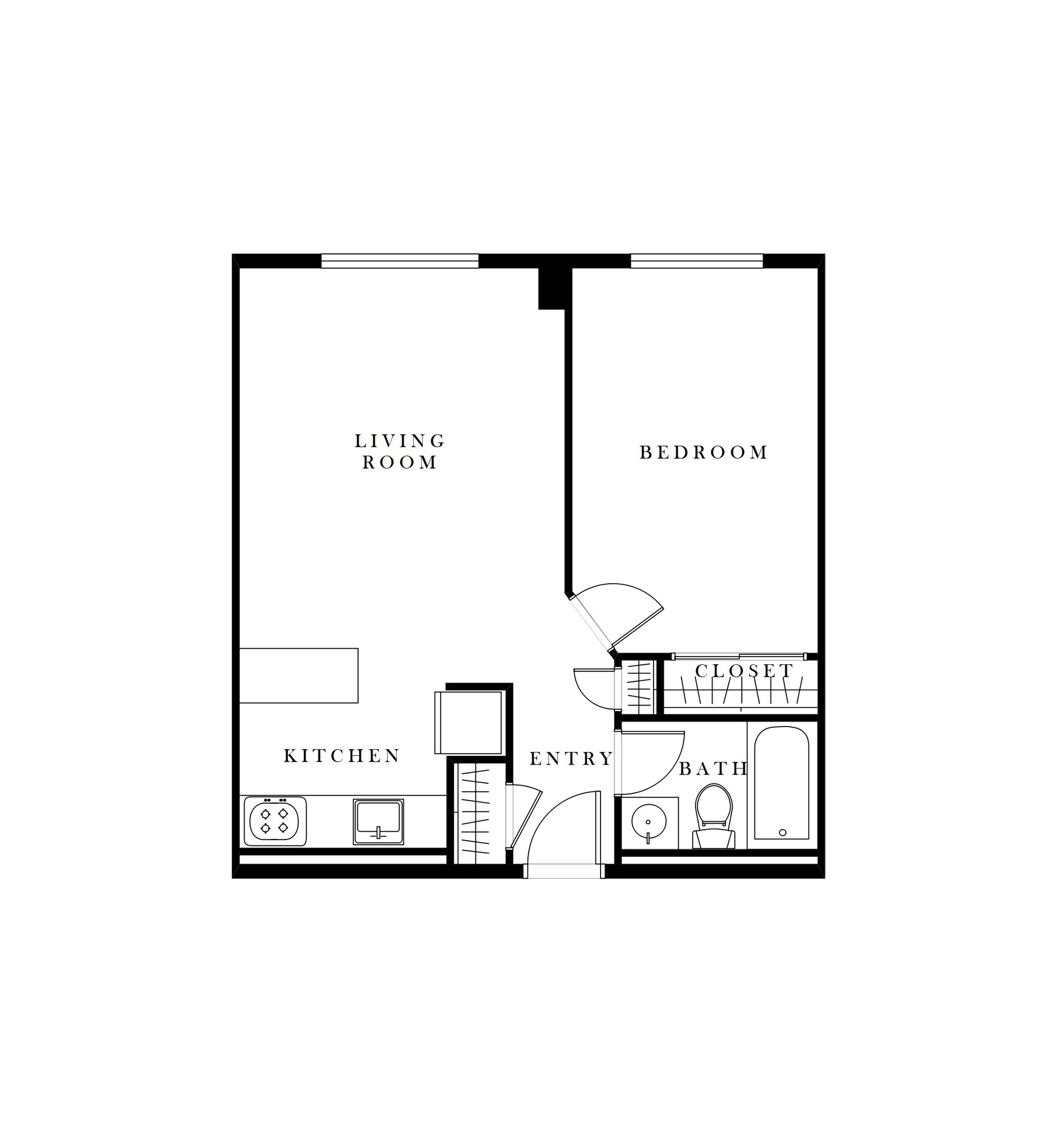 Euclid Hill Villa – One Bedroom, One Bath