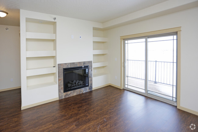 Three Bedroom - Living Area - Aspen Ponds Apartments