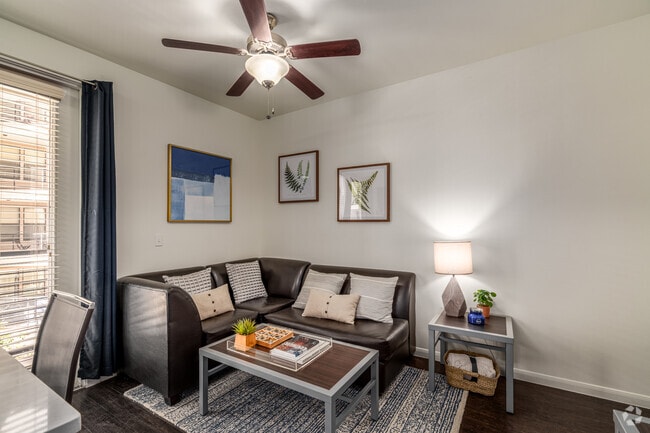 Studio - 537SF - Living Room - Grandmarc Austin