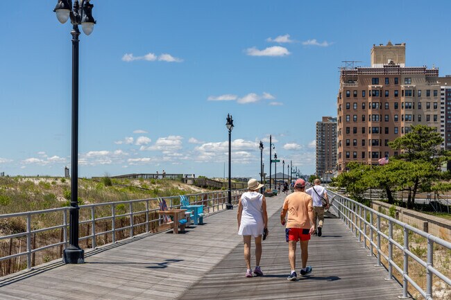 Absecon residents can enjoy the cool mornings along the boardwalk in Lower Chelsea.
