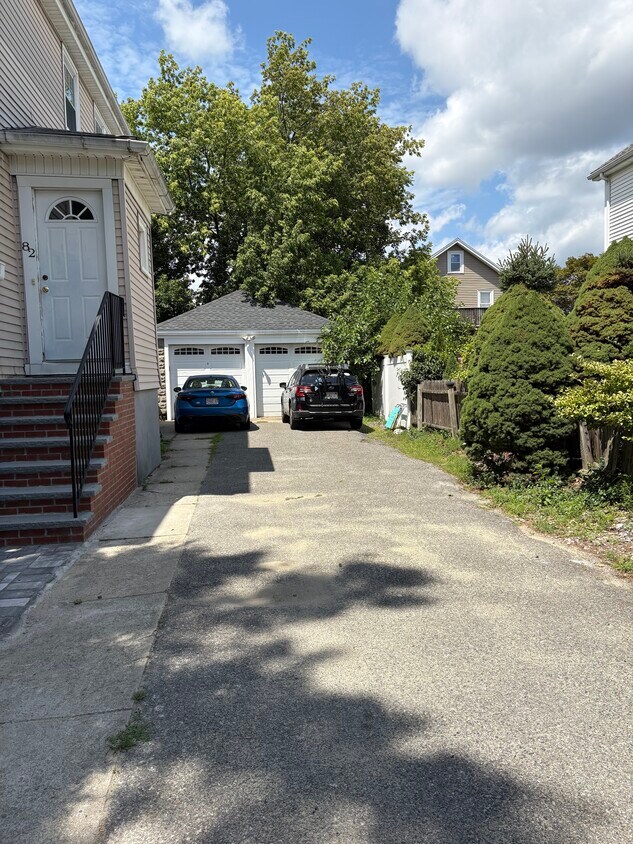 Parking (right side of driveway and garage) - 80 Bowen Ave