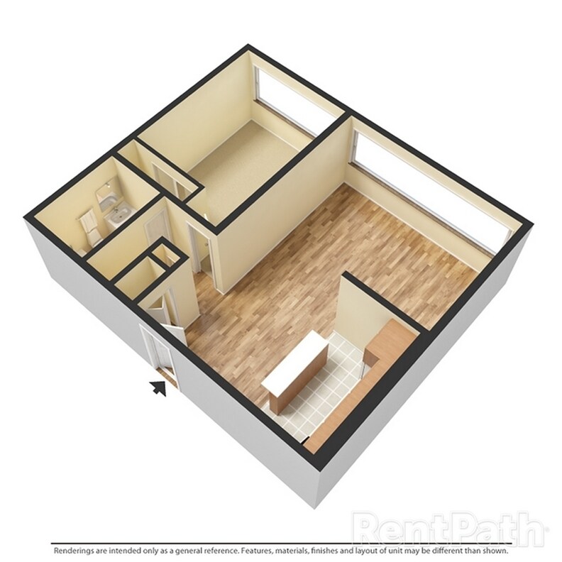 Victoria Plaza – 101 - 1 Bedroom 1 Bath