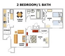 Floorplan - Greentree Apartments