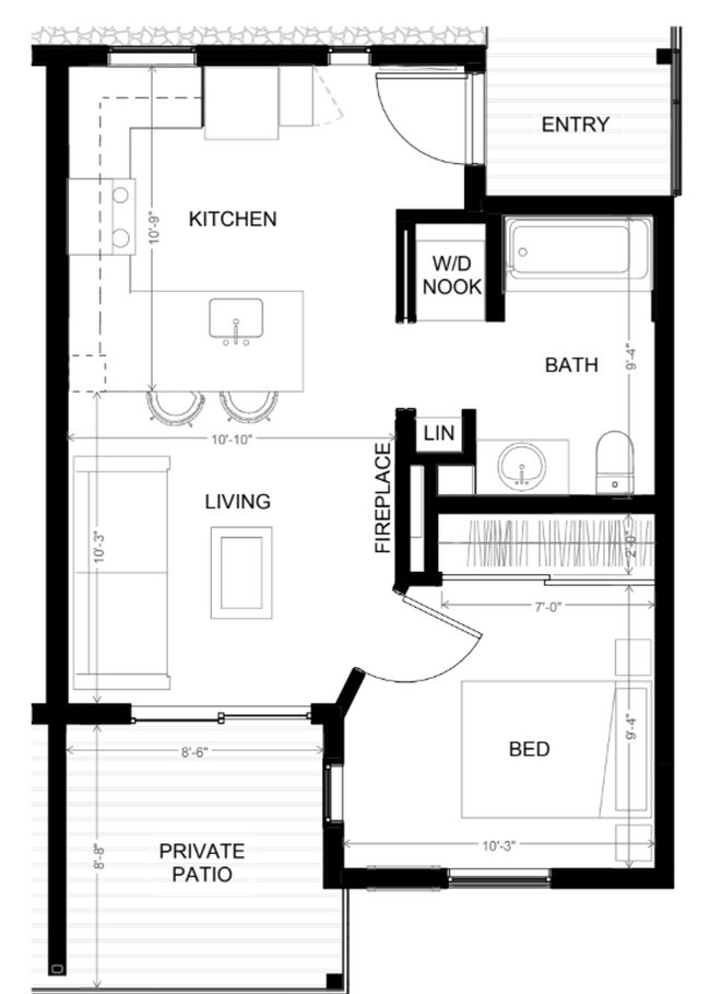 Building Photo - PRE-LEASING NOW | Be the First to Live in This Brand-New Whittier Place Condo | Available End of ...