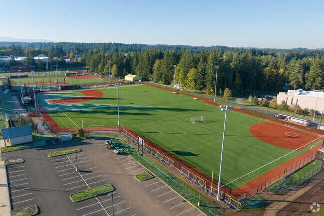 Bell Street Fields provide plenty of space for sports on Bell St in Sandy.