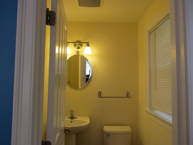 Half bathroom on the first floor - 104 Howard Street, #1
