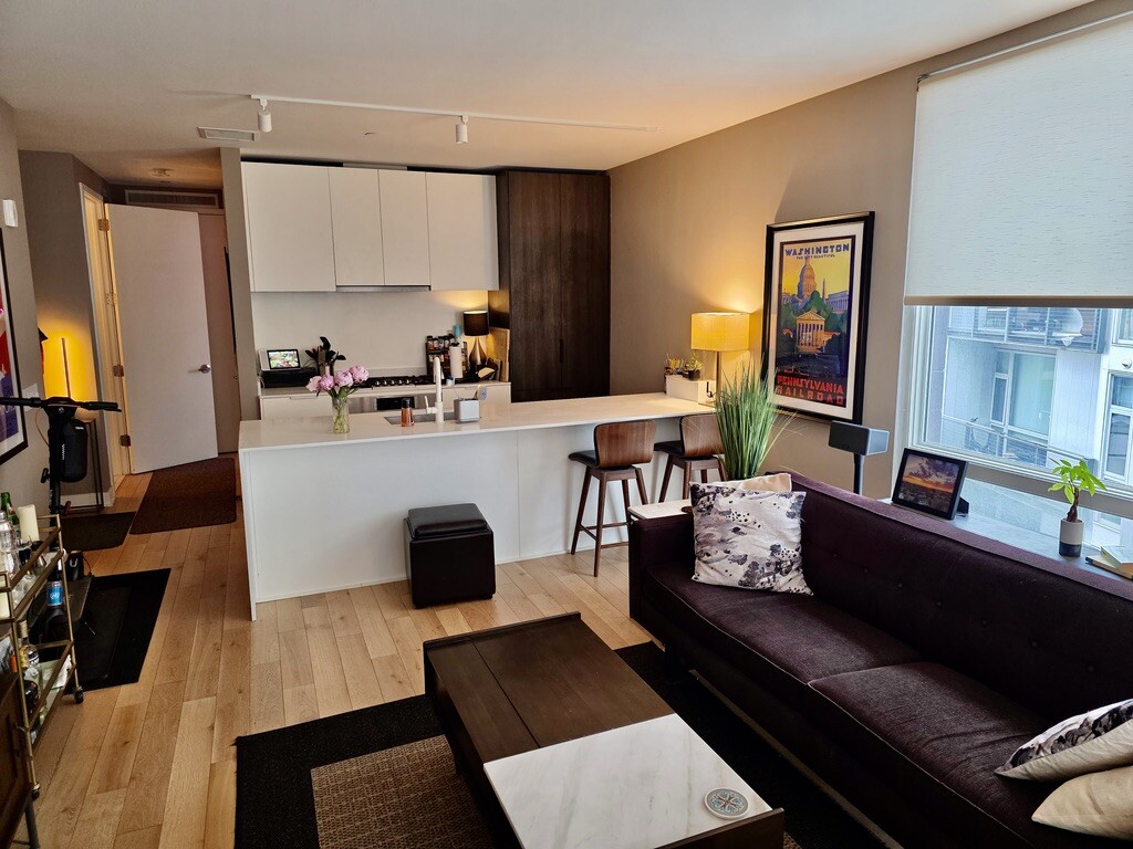 Living Room & kitchen - 1923 9th St NW