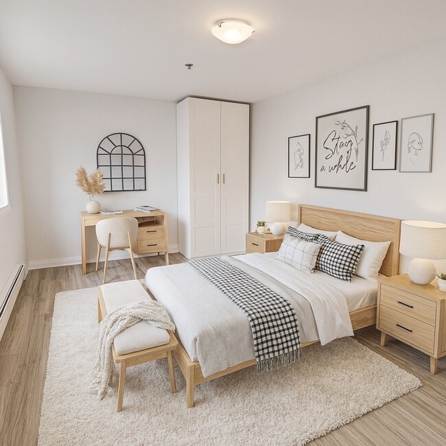 Upstairs Bedroom - Vernon Street Apartments