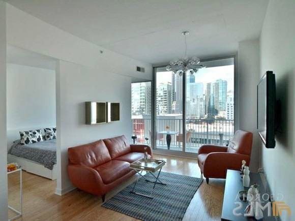 Typical living area - 860 Peachtree St NE Apartment