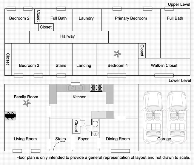 Plano de planta - 4924 Lippingham Dr