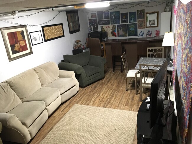 Sala de estar en el sótano - 921 8th Ave