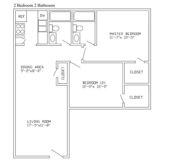 2BR/2BA - Villa La Paz Apartments