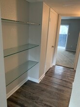 Hallway shelving - Memorial Fountain