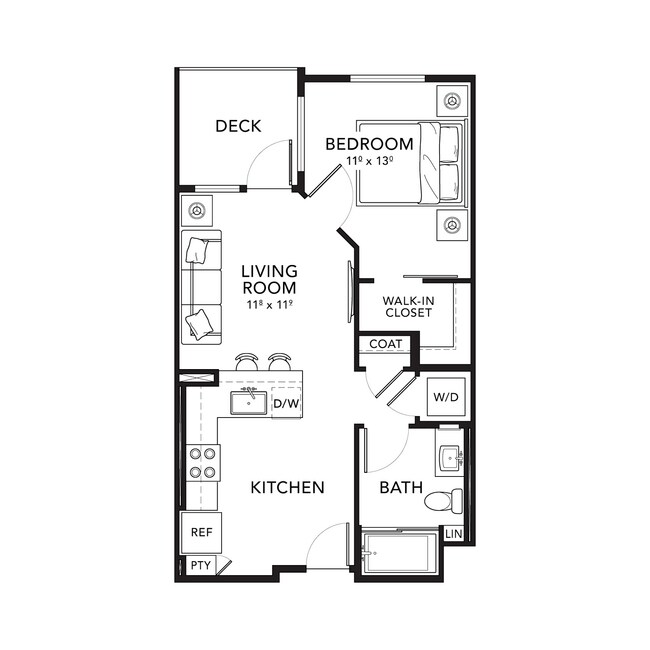 Plano de planta - The Brynn
