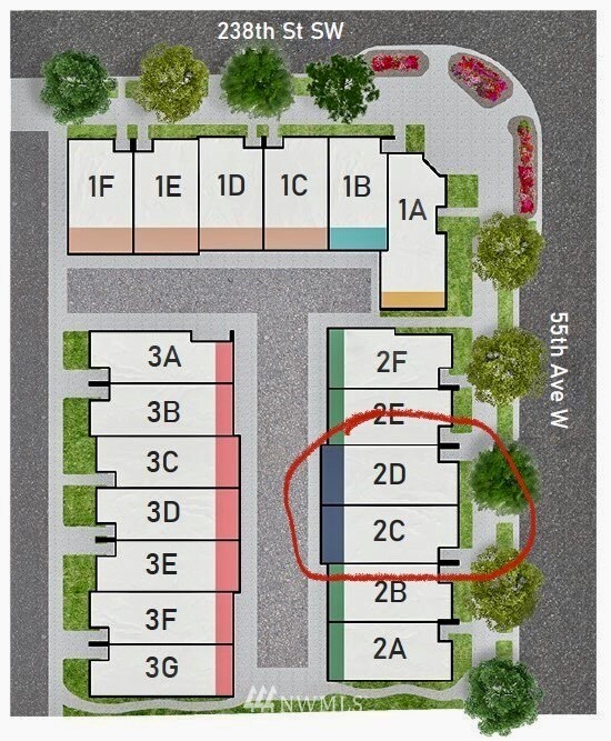 2D & 2C are available - 23804 55th Ave W