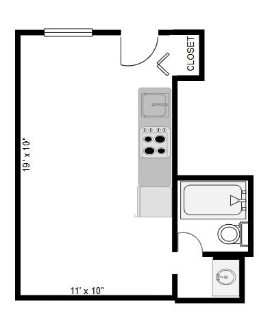 Floorplan - Broad View Apartments