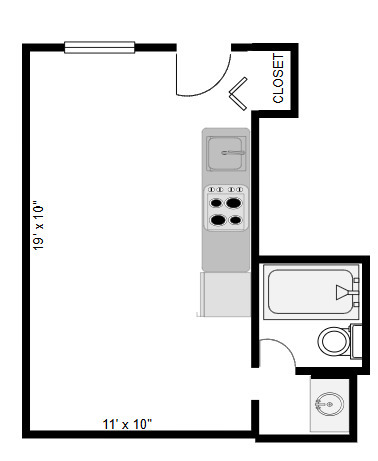 Plano de planta - Broadview Apartments