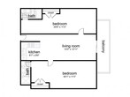 2 Bed 2 Bath