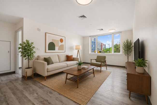 Spacious budget friendly apartment living area at The Phoenix - The Phoenix