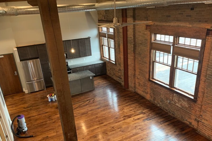 brick, beams and natural light - 65 Vandalia St