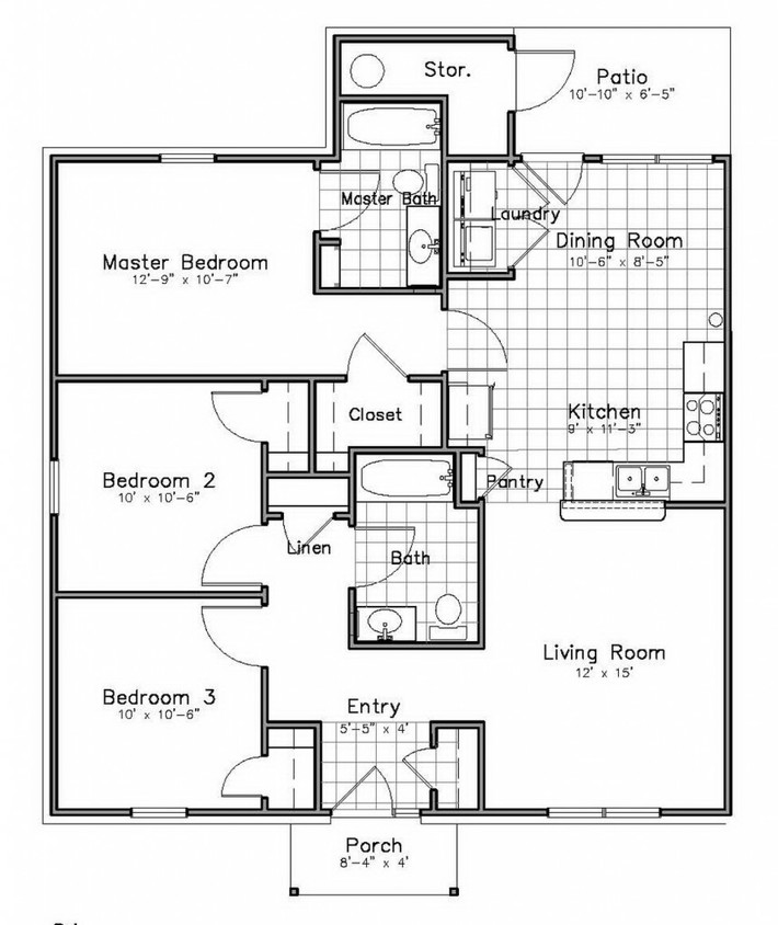 3HAB/2BA - White Oak Manor Apartments