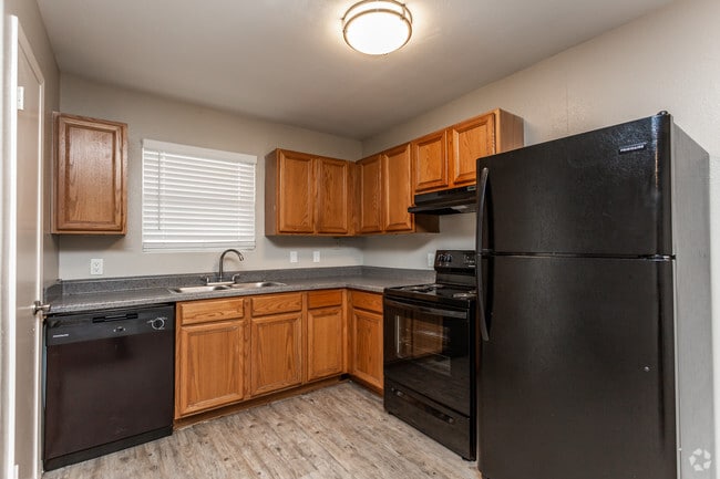 1HAB, 1BA - 535 ft² - Cocina - Cornerstone Apartments