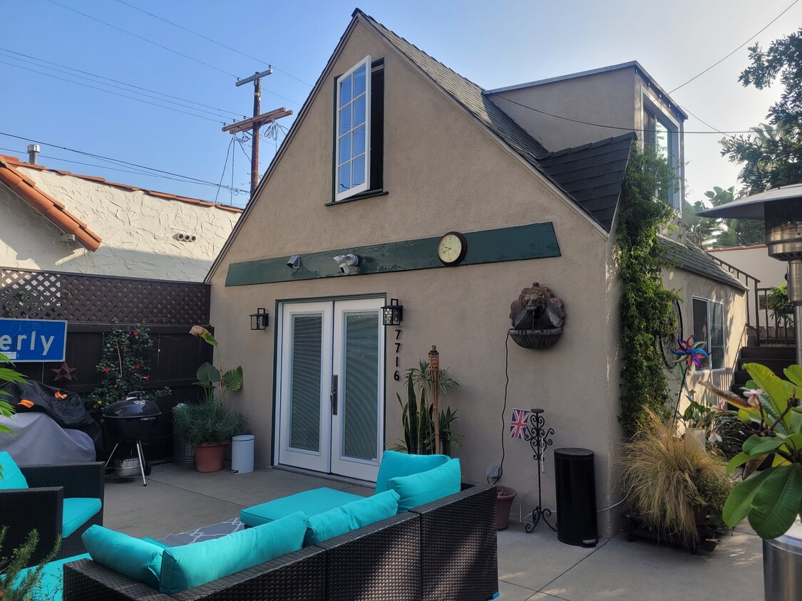 Front View of the Guest House - 750 N Genesee Ave
