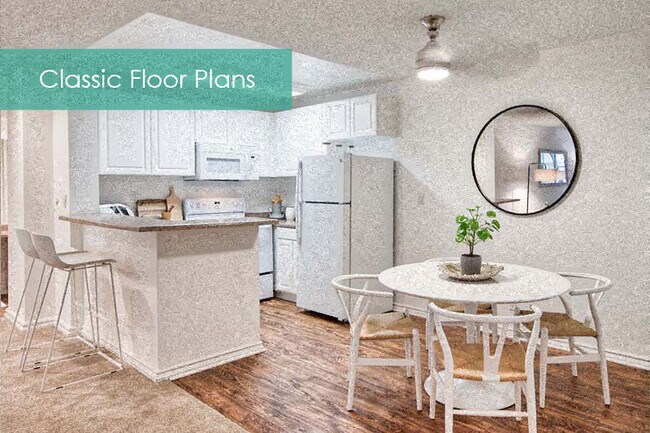 Cocina y comedor en The Meadows Apartment Homes - Meadows Apartments