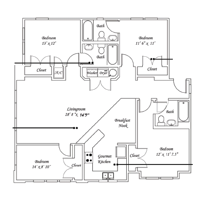 4BR/3BA - Camden Court