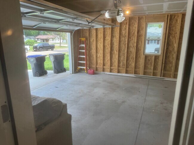 Garage view from mudroom door - 102 S Prairie Ave