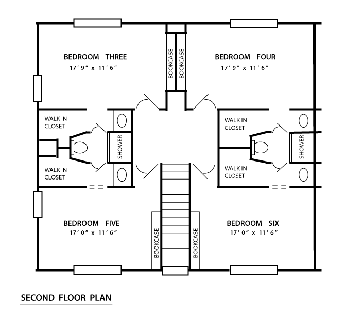 Floor Plan (2nd Floor) - 123 S Roberson St
