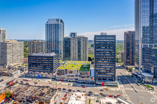 Aerial Photo - Sheppard Centre Apartments