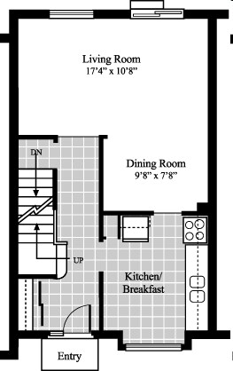 Plan d'étage - Cumberland Village