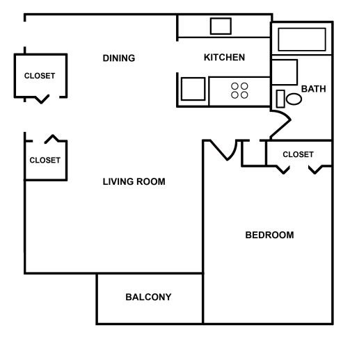 1HAB/1BA - Meadowbrook